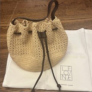 Janessa Leone • cami bag in natural/brown